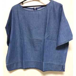 グローバルワーク(GLOBAL WORK)の【美品】テンセルデニムカットソー(シャツ/ブラウス(半袖/袖なし))