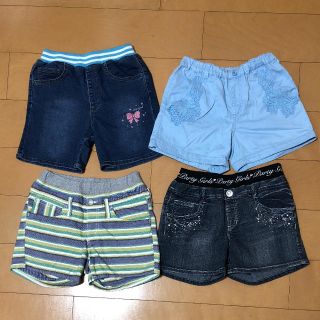 エドウィン(EDWIN)のショートパンツ 160 女の子 4着セット 中古 短パン(パンツ/スパッツ)