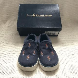 ポロラルフローレン(POLO RALPH LAUREN)の値下げ ラルフローレン スリッポン 14cm 総柄(スリッポン)