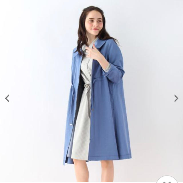 Couture Brooch(クチュールブローチ)の春コート ワンピース風 クチュールブローチ レディースのジャケット/アウター(トレンチコート)の商品写真