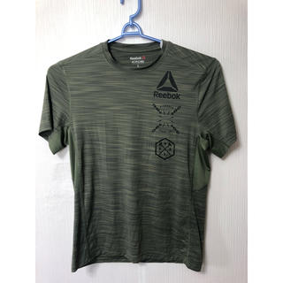 リーボック(Reebok)のリーボック トレーニングTシャツ Lサイズ グリーン(Tシャツ/カットソー(半袖/袖なし))