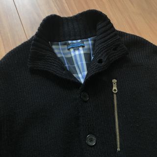 バーバリーブルーレーベル(BURBERRY BLUE LABEL)のBURBERRY 黒ニット(ニット/セーター)