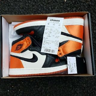 ナイキ(NIKE)のnike air jordan 1 hi og sl satin 23.5㎝(スニーカー)