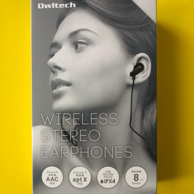 iPhone(アイフォーン)のBluetooth イヤフォン Owltech iPhone android  スマホ/家電/カメラのオーディオ機器(ヘッドフォン/イヤフォン)の商品写真