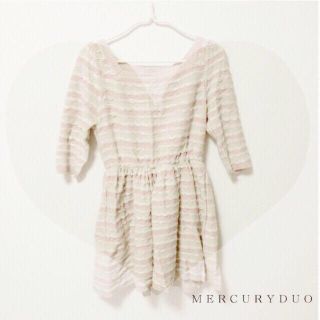 マーキュリーデュオ(MERCURYDUO)のバブルニットワンピース(ミニワンピース)