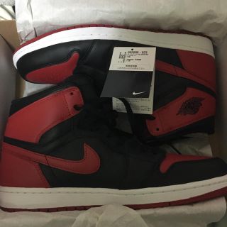 ナイキ(NIKE)のAIR JORDAN 1 RETRO HIGH OG ブレッド(スニーカー)