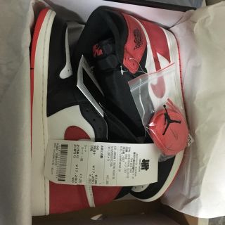 ナイキ(NIKE)のair jordan1 track red aj1(スニーカー)