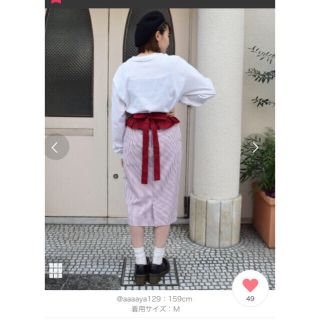 エイミーインザバッティーガール(Aymmy in the batty girls)のaymmy FOUNTAIN UNIFORM ペンシルスカート(ひざ丈スカート)