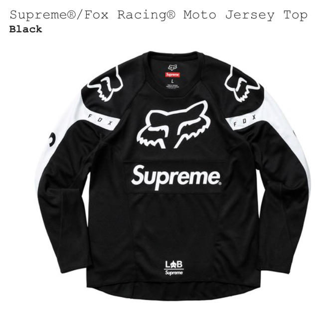 supreme fox racing moto jersey tops LTシャツ/カットソー(七分/長袖)