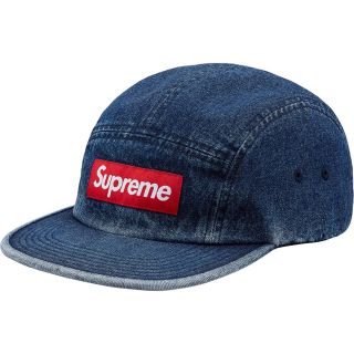 シュプリーム(Supreme)のsupreme  denim camp cap blue(キャップ)