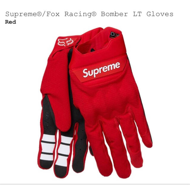即納最安値 Supreme - Supreme®/Fox Racing® Bomber LT Gloves の通販 by NIKE airs shop@断捨離中｜シュプリームならラクマ 豊富な国産