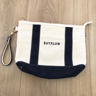 ベイフロー(BAYFLOW)のベイフロー  クラッチバッグ ロゴキャンパス地 (クラッチバッグ)