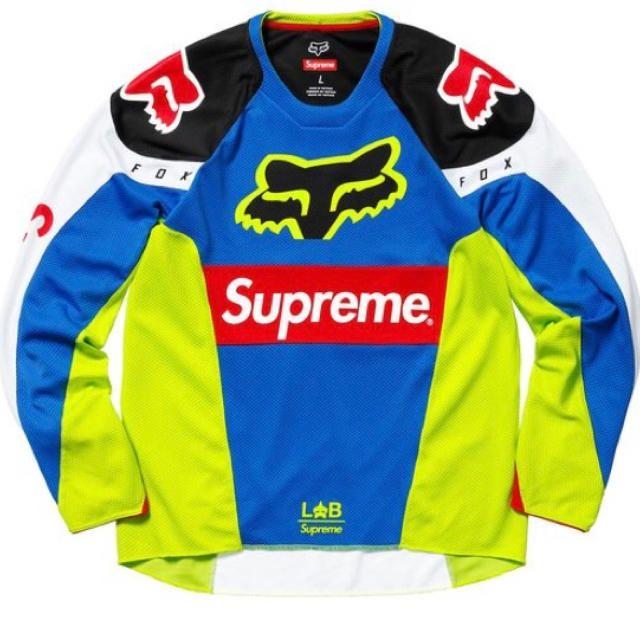 Supreme(シュプリーム)のSupreme Mサイズ fox racing moto jersey マルチ メンズのトップス(スウェット)の商品写真