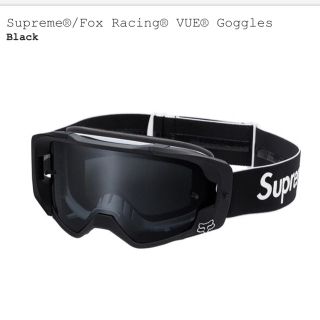 シュプリーム(Supreme)のsupreme fox racing Goggles 黒(アクセサリー)