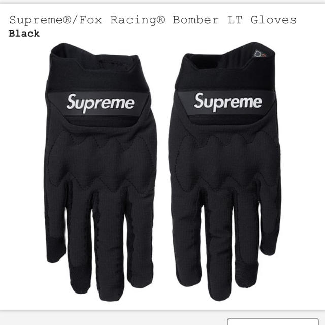 Supreme(シュプリーム)のSupreme FOX racing bomber LT gloves Ｍサイズ メンズのファッション小物(手袋)の商品写真