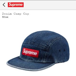 シュプリーム(Supreme)のsupreme denim camp cap　シュプリーム　デニム　キャップ(キャップ)