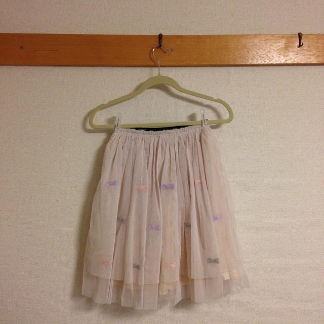 SWIMMER(スイマー)のリボン散らしチュチュ【さゆ様ご予約】 レディースのスカート(ひざ丈スカート)の商品写真
