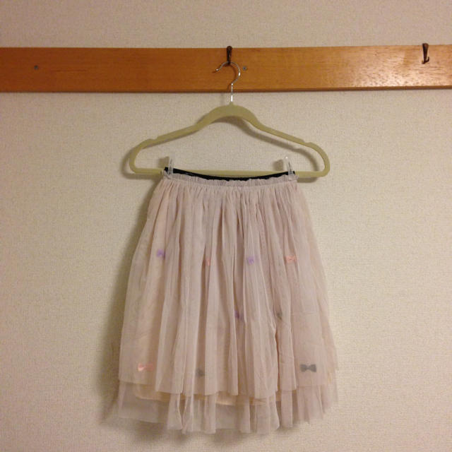 SWIMMER(スイマー)のリボン散らしチュチュ【さゆ様ご予約】 レディースのスカート(ひざ丈スカート)の商品写真