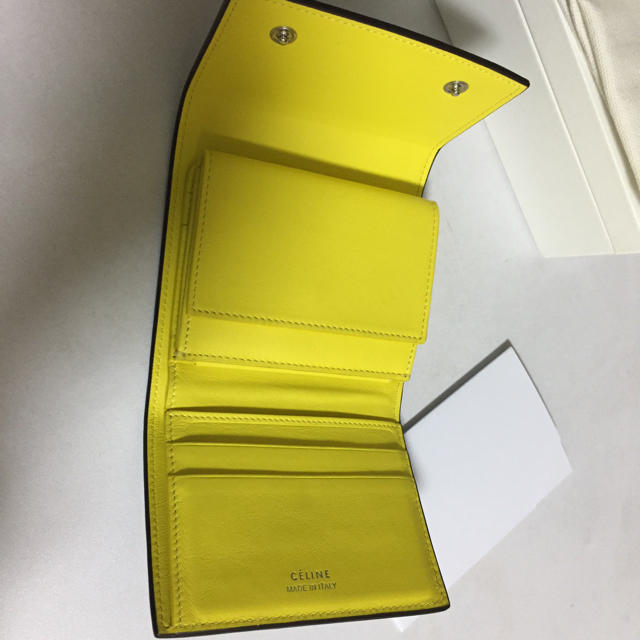 celine - CELINE セリーヌ 財布 三つ折 スモール フォールデッド スリ