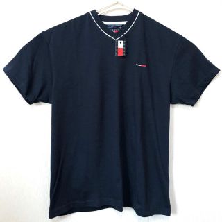 トミーヒルフィガー(TOMMY HILFIGER)のデッドストック 90s 新品 トミージーンズ  Tシャツ L相当 Vネック(Tシャツ/カットソー(半袖/袖なし))