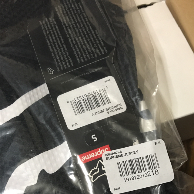 Supreme fox racing moto jersey top 黒ブラック Supreme fox racing moto jersey top 黒ブラック