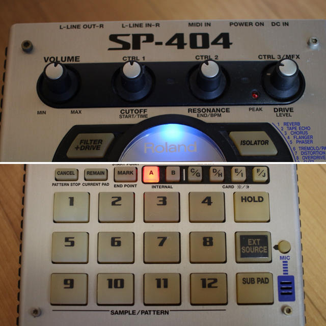 Roland(ローランド)のRoland サンプラー SP-404 楽器のDJ機器(その他)の商品写真