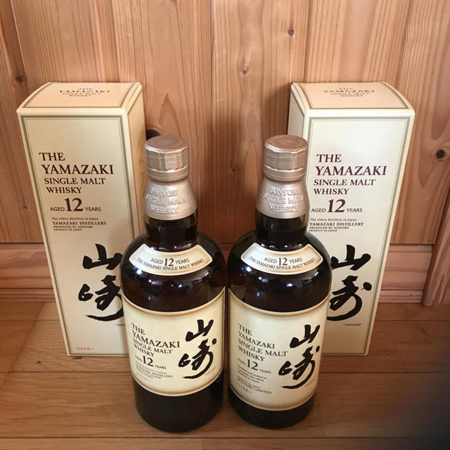 新品 未開封 2本セット サントリー 山崎 12年 ウイスキー700ml