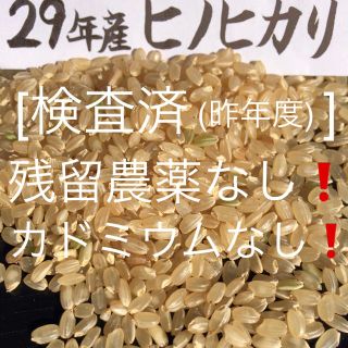 ちかりん様専用 29年産玄米24kgヒノヒカリ(7分づき)(米/穀物)