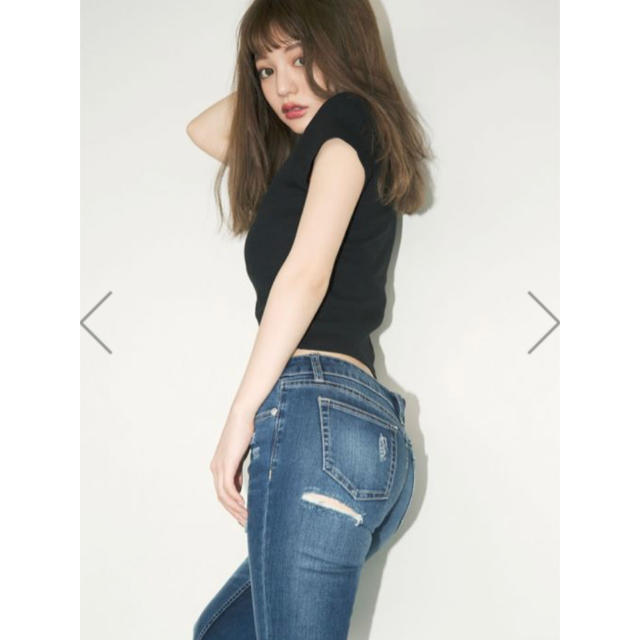 GRL(グレイル)のバックスリットスキニー レディースのパンツ(デニム/ジーンズ)の商品写真