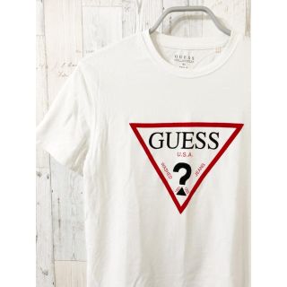 ゲス(GUESS)の古着 GUESS Tシャツ ゲス ホワイト  XSサイズ(Tシャツ/カットソー(半袖/袖なし))