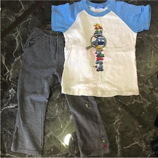 ファミリア(familiar)のファミリアＴシャツ120 ズボン110 難あり(パンツ/スパッツ)