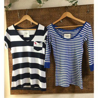 アバクロンビーアンドフィッチ(Abercrombie&Fitch)のアバクロ Tシャツ(半袖)&おまけ(七分袖)(Tシャツ(半袖/袖なし))