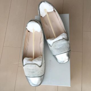 モードエジャコモ(Mode et Jacomo)の【MODE ET JACOMO】carino  ハラコ バレエシューズ  中古品(バレエシューズ)