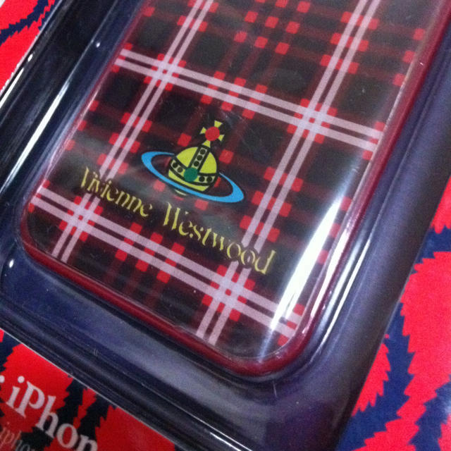 Vivienne Westwood(ヴィヴィアンウエストウッド)のヴィヴィアン❤iPhoneカバー4/4S スマホ/家電/カメラのスマホアクセサリー(モバイルケース/カバー)の商品写真