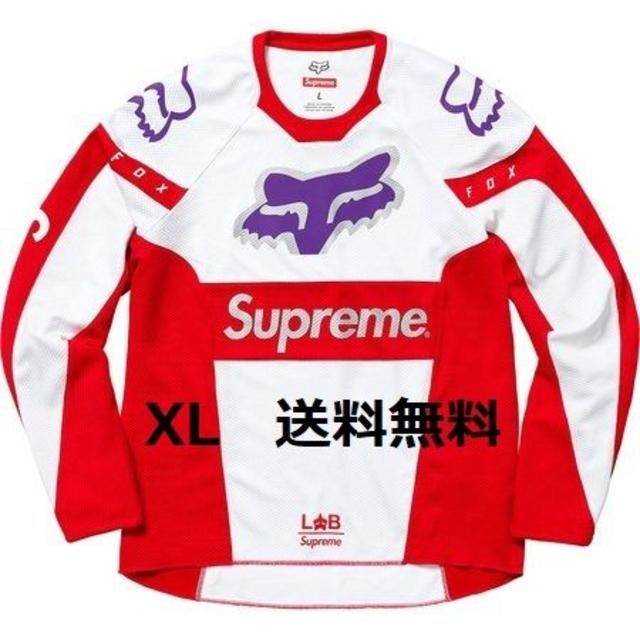 Supreme(シュプリーム)の【送料込】【XL】supreme Moto Jersey Top　RED メンズのトップス(ジャージ)の商品写真