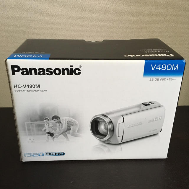 カメラ☆新品保証付☆Panasonic HDビデオカメラ HC-V480M ホワイト