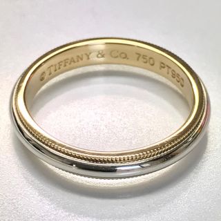 Pt950  ティファニー リング クラシック バンド TIFFANY&Co.