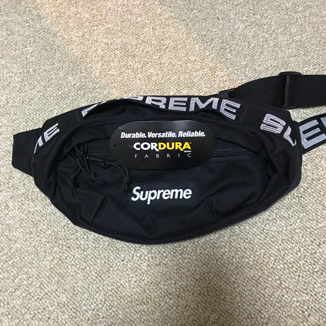 バッグsupreme waist bag black