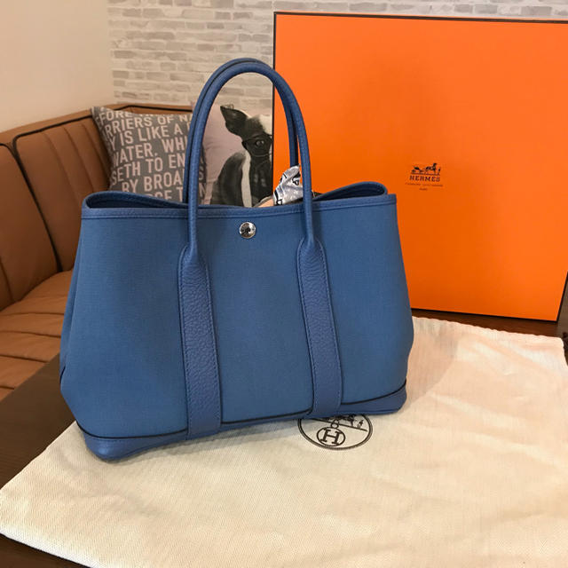 高い素材】 Hermes 極備品 TPM エルメスガーデンパーティ - トート