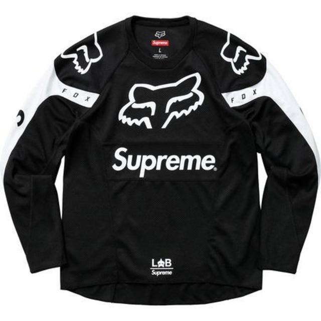 【送料込】【XL】supreme Moto Jersey Top　Black