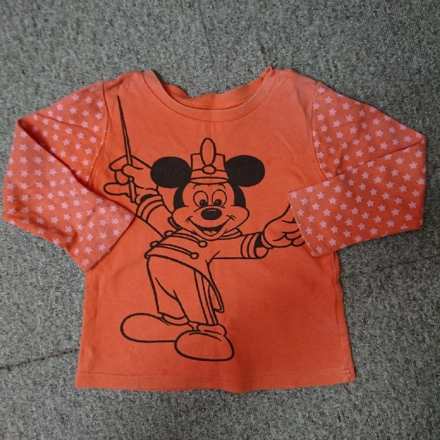 Disney(ディズニー)のﾐｯｷｰ ロングTシャツ キッズ/ベビー/マタニティのキッズ服男の子用(90cm~)(Tシャツ/カットソー)の商品写真