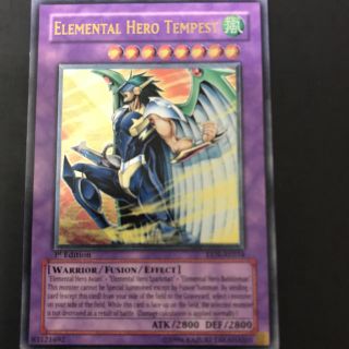 遊戯王 - 遊戯王 E・HERO テンペスター アジア版1st レリーフ の