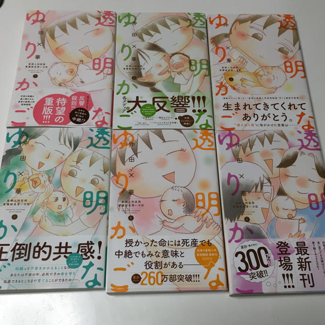 透明なゆりかご 1〜6巻 全巻セット 沖田×華 エンタメ/ホビーの漫画(女性漫画)の商品写真