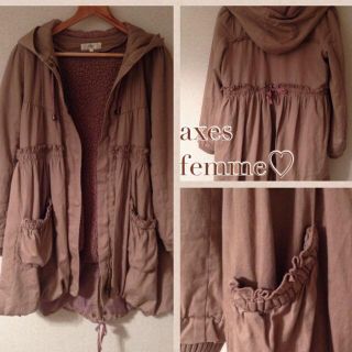 アクシーズファム(axes femme)のaxes ♡フリルモッズコート♡(モッズコート)