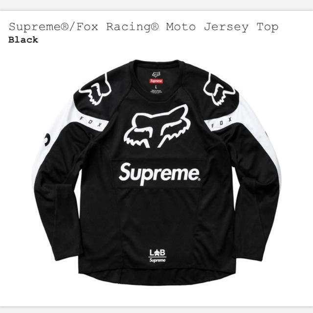 とっておきし新春福袋 Supreme - M 黒 Top Jersey Moto Racing Fox Supreme ジャージ