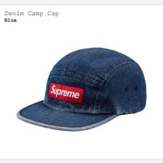 シュプリーム(Supreme)のSupreme denim camp cap blue(キャップ)