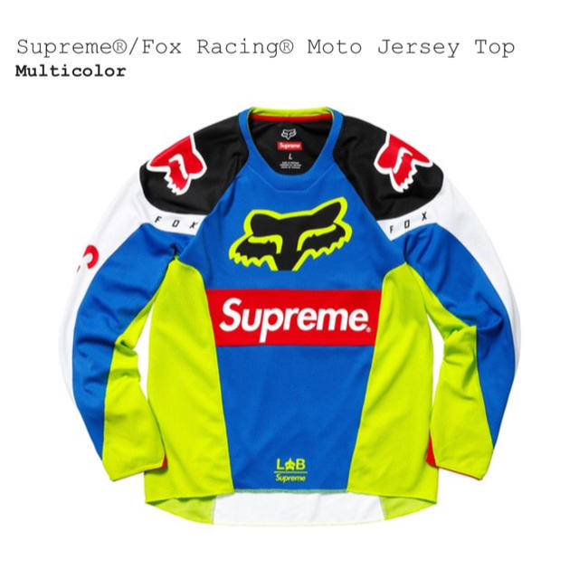 送料込 M Supreme Fox Racing Moto Jersey Top