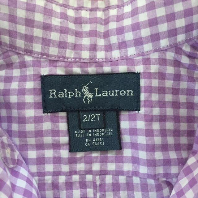 Ralph Lauren(ラルフローレン)のラルフローレン シャツ キッズ/ベビー/マタニティのキッズ服女の子用(90cm~)(Tシャツ/カットソー)の商品写真