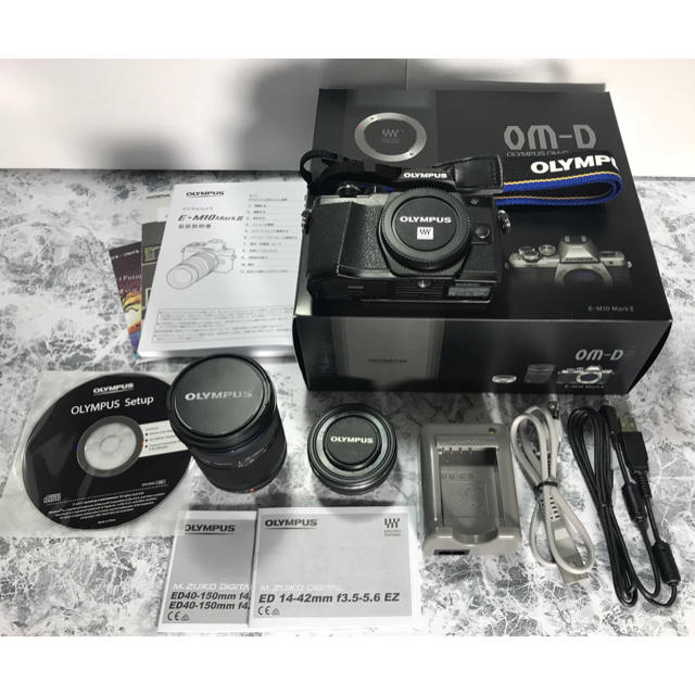 開梱 設置?無料 】 e-m10 om-d OLYMPUS - OLYMPUS mark ダブルズーム