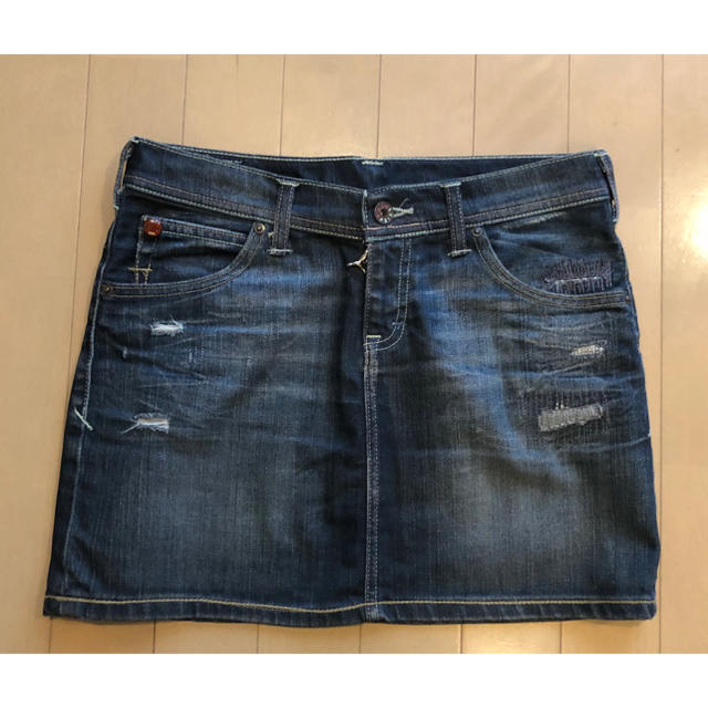 美品 EVISU PUMA コラボ デニム スカート エビス プーマ EVISU - Evisu Pumaコラボ デニムスカートの通販 by 👗Coco36's